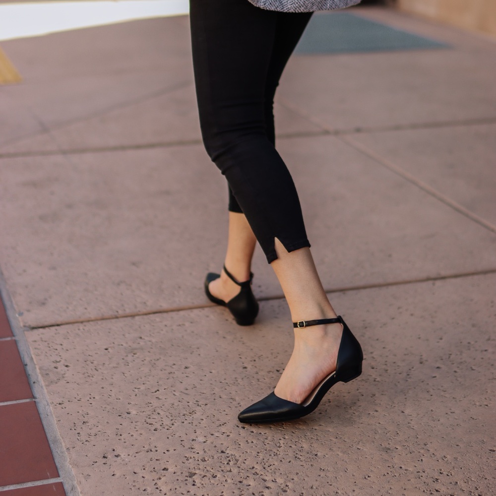 CONVERTIBLE HEEL - Pashion 1.0 The D'Orsay - Coal Leather Stiletto 3 Inch - Picture 2 of 2